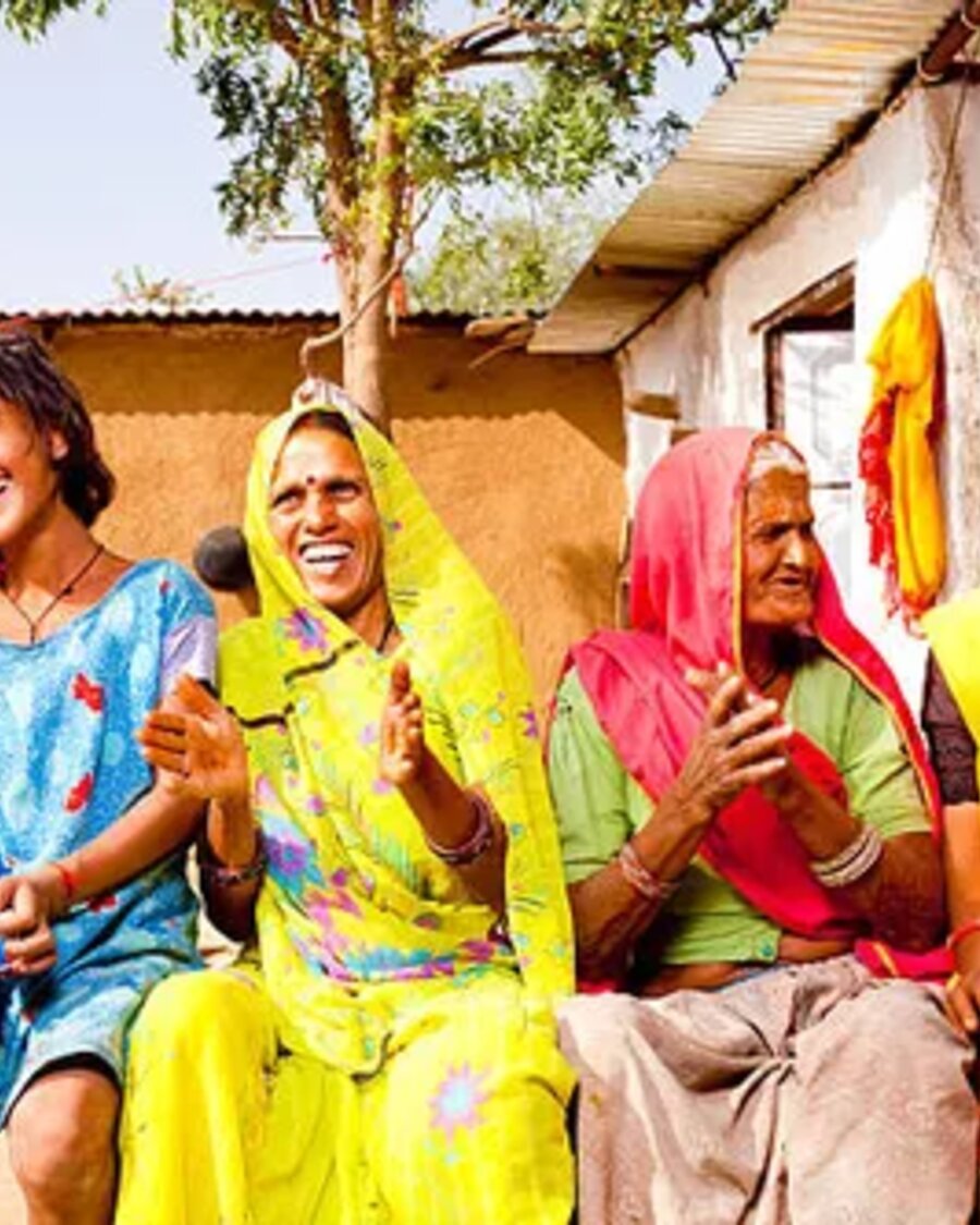 A rural family we support